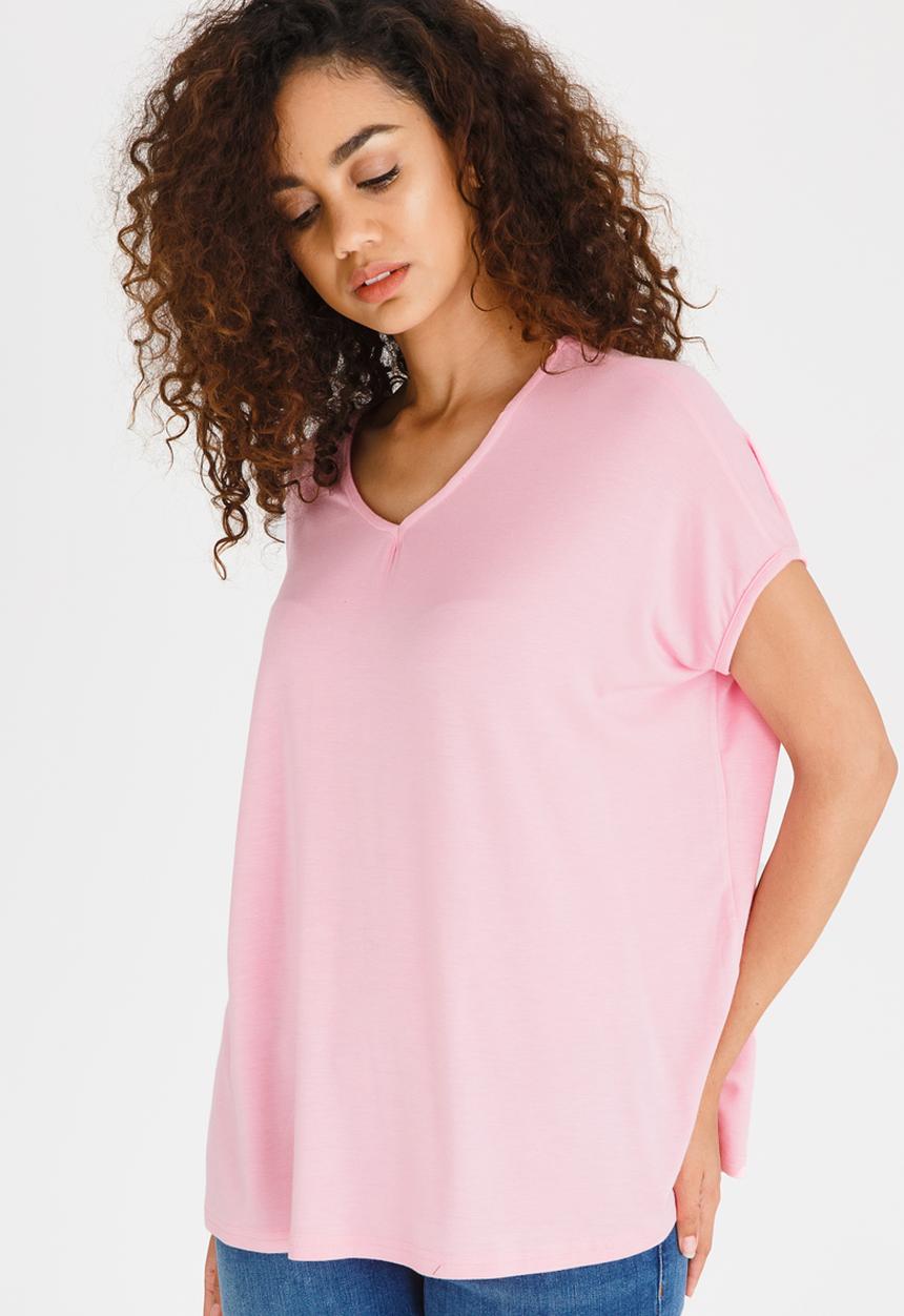 edit - Volume Tshirt Pale Pink