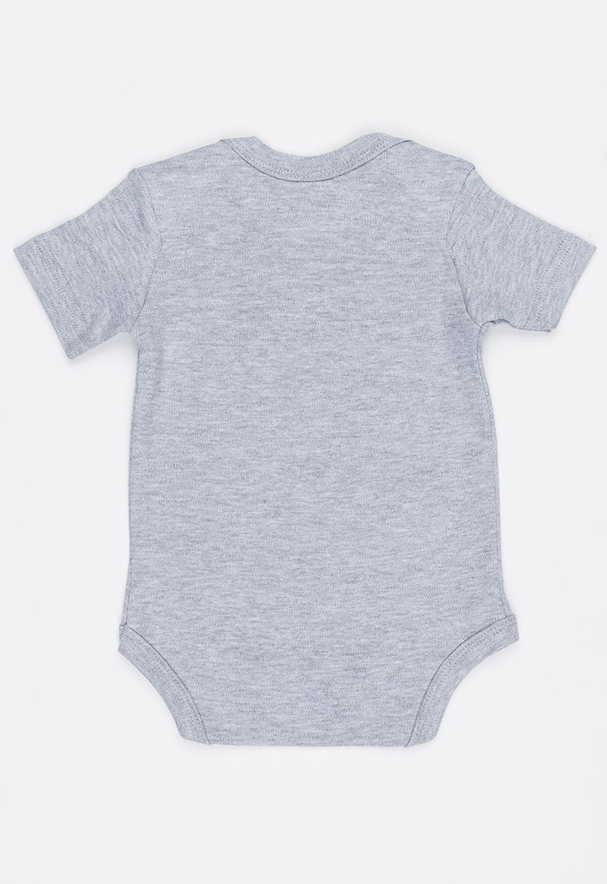 Funky Shop - Slogan Baby Grow Grey