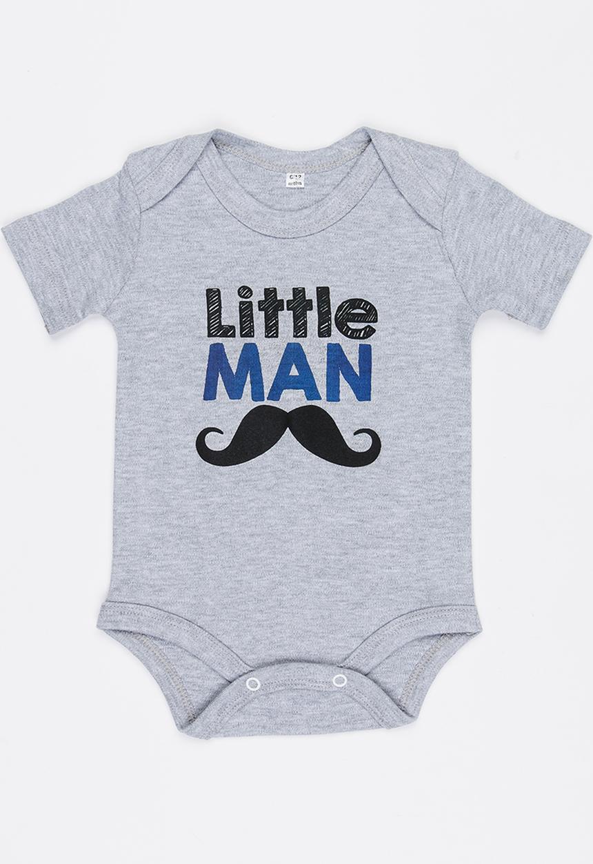 Funky Shop - Slogan Baby Grow Grey