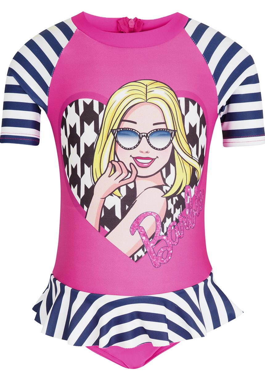 See-Saw - Barbie 1 Piece Cover-Up Multi-colour