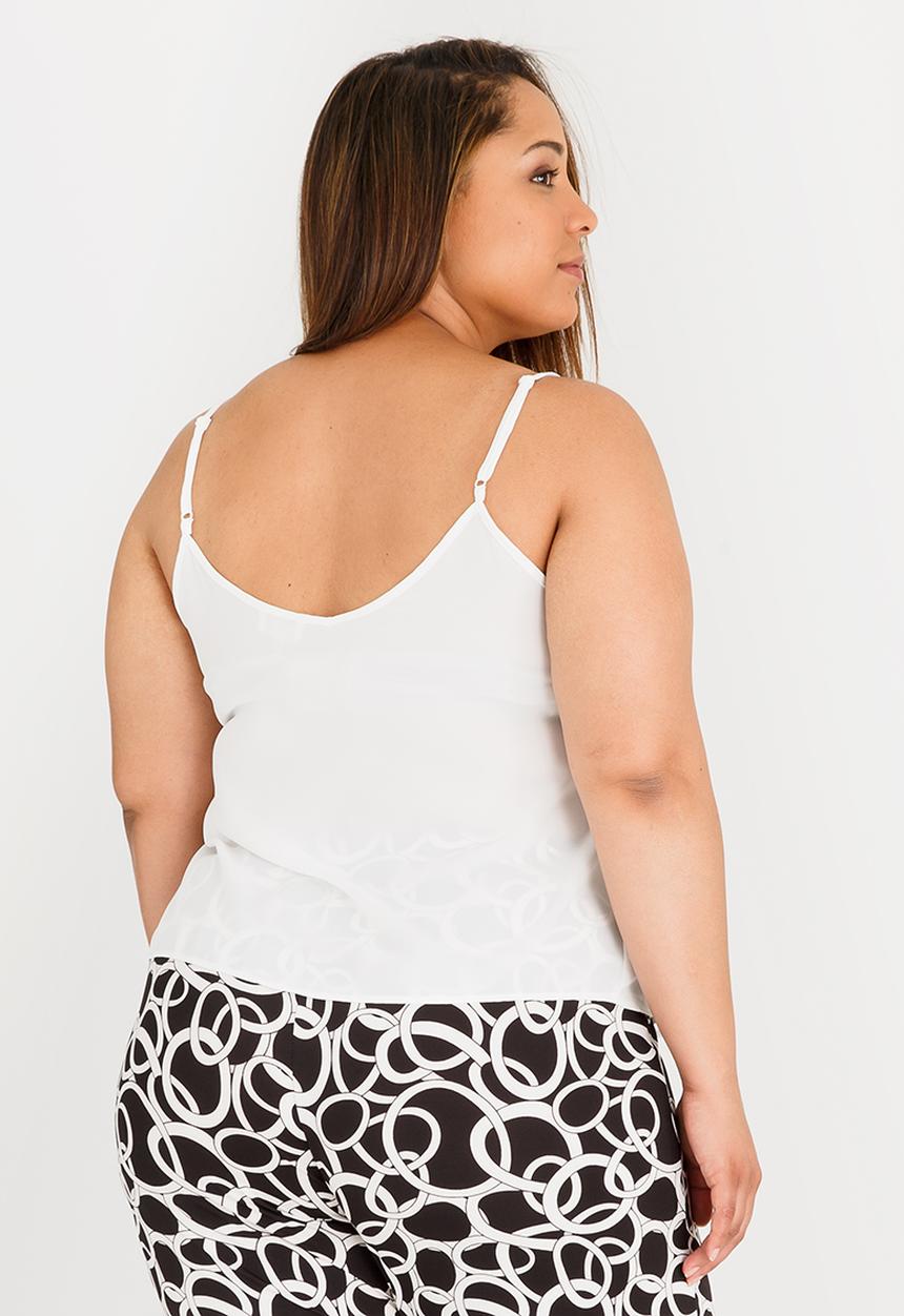 STYLE REPUBLIC PLUS - V-neck Cami White