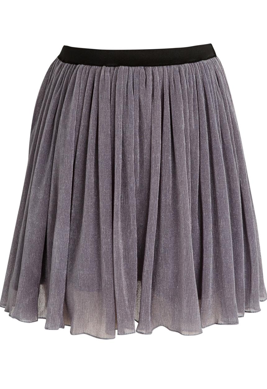 Name It - Gathered Tulle Skirt Dark Grey
