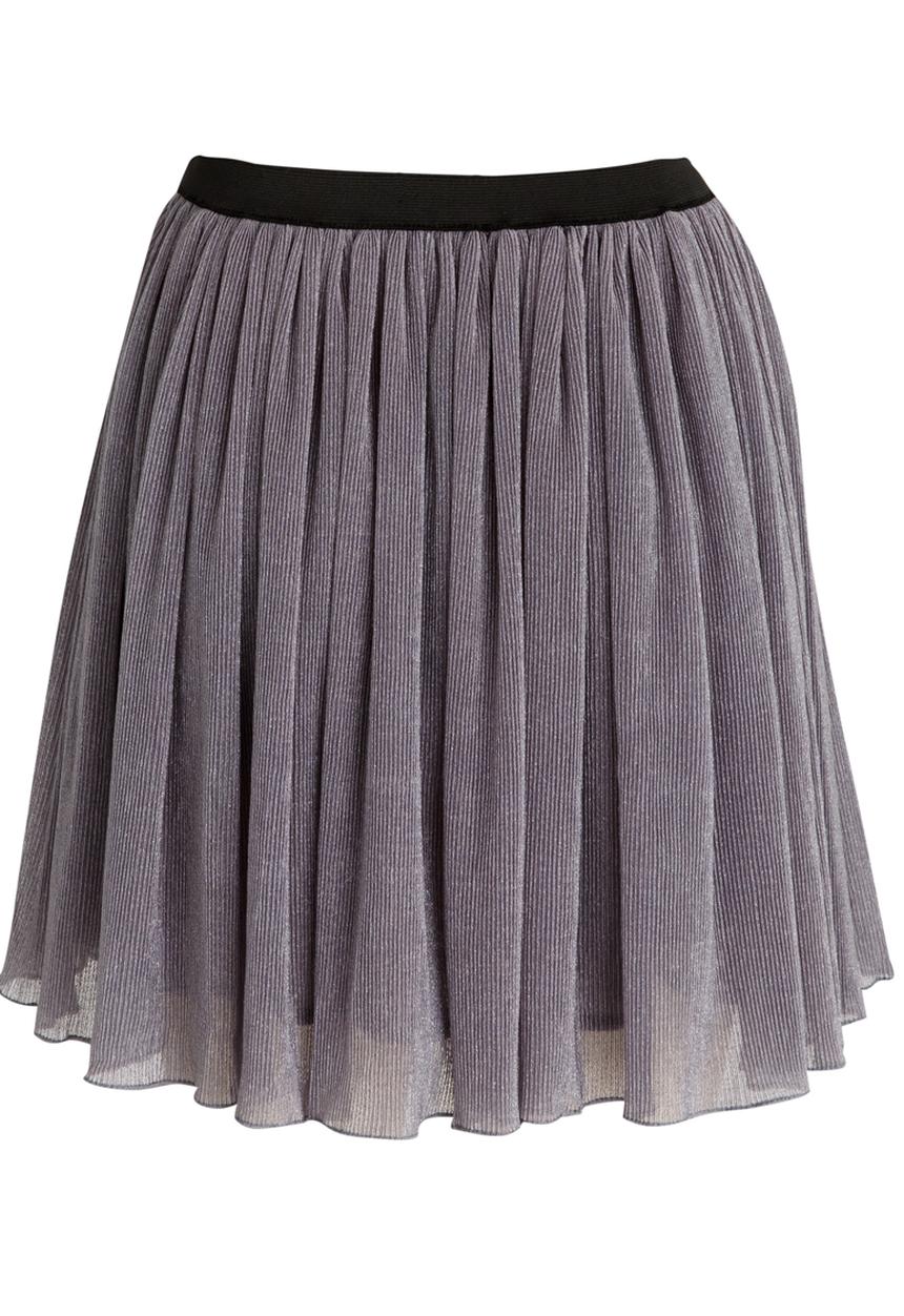 Name It - Gathered Tulle Skirt Dark Grey