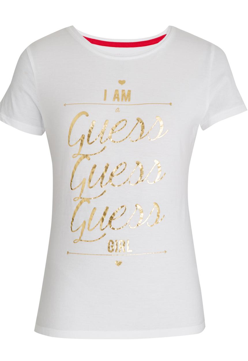 GUESS - Printed Guess Tee White
