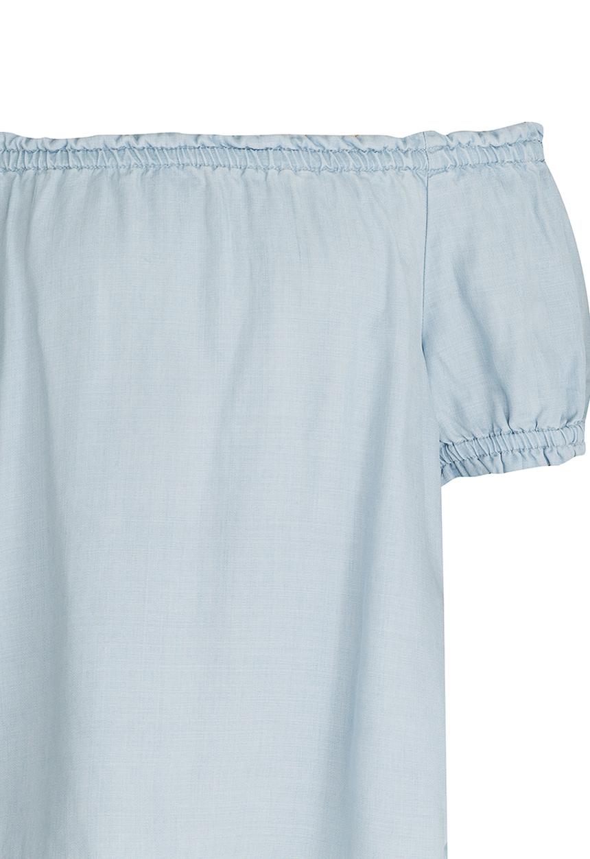 Name It - Bardot Blouse Pale Blue