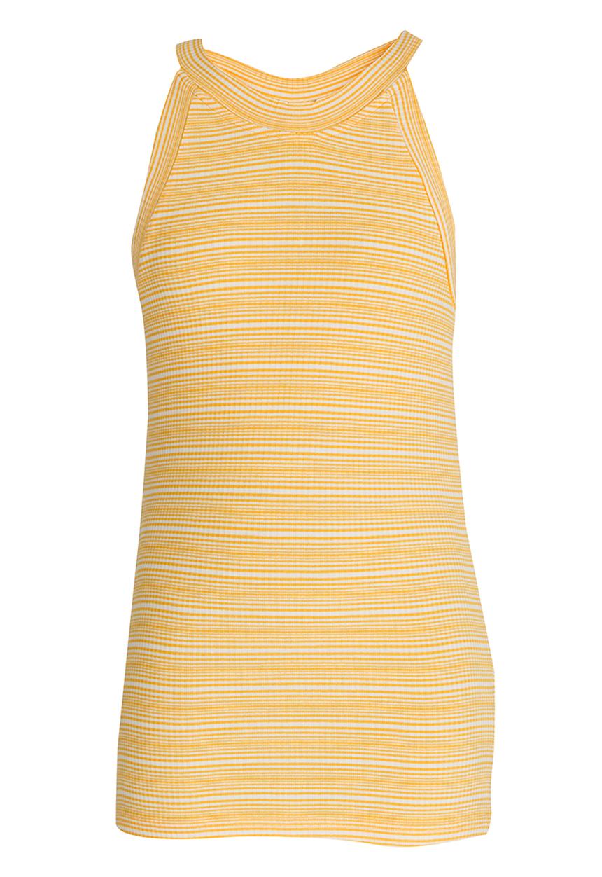 Name It - Girls Printed Vest Pale Yellow