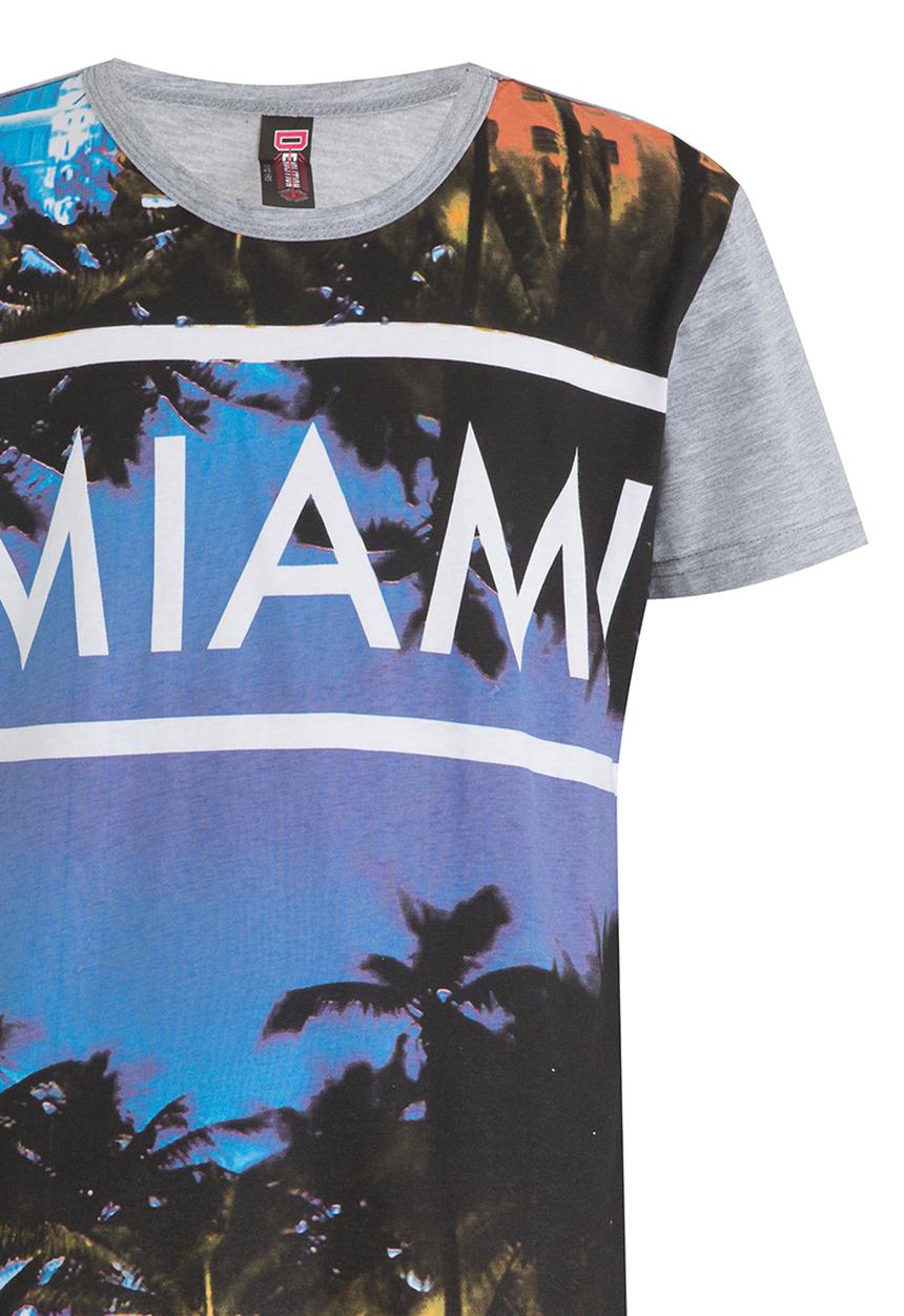 Twin Clothing - Printed Boys Tee Grey Melange