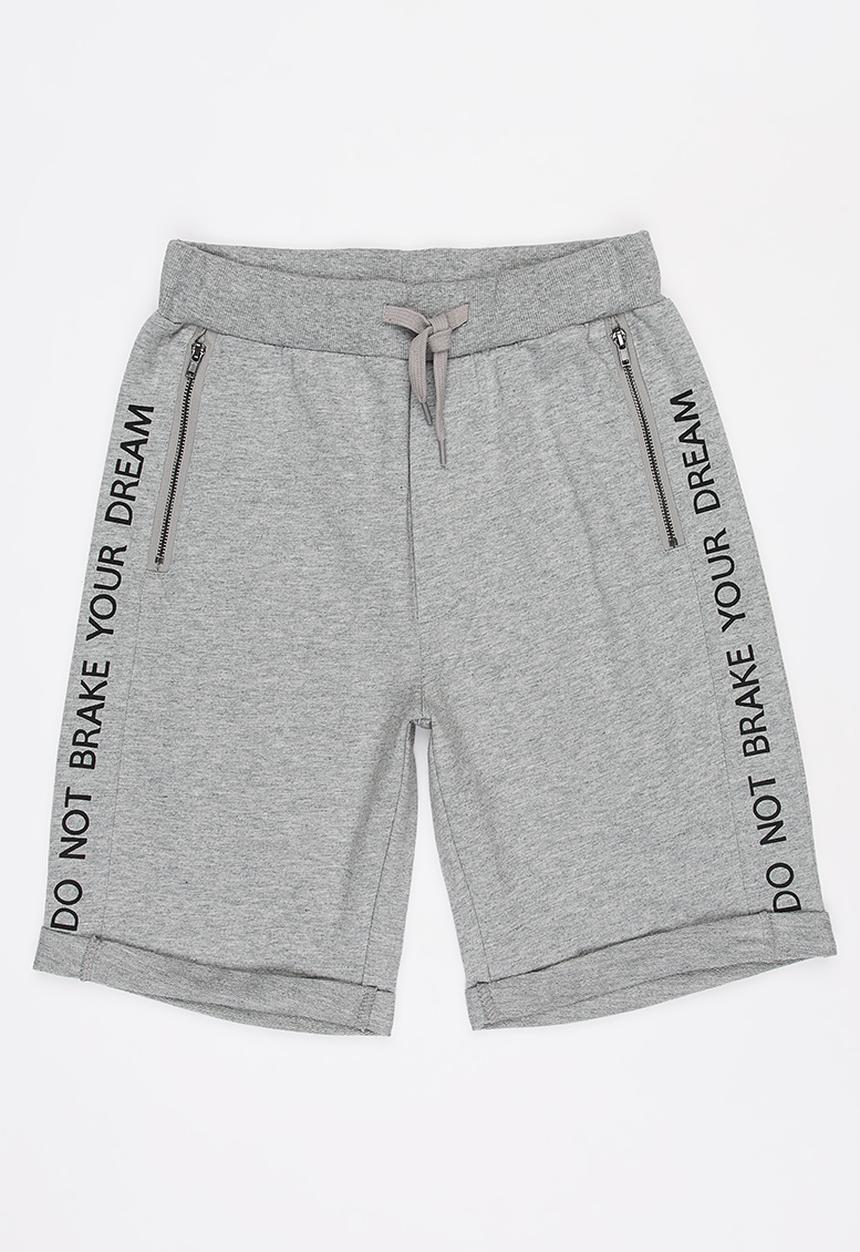 Name It - Fleece Shorts Grey Melange