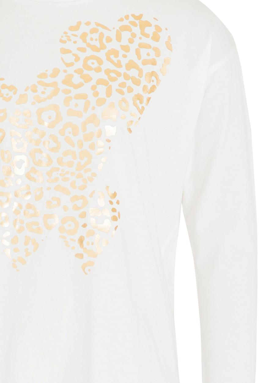 Name It - Printed Boxy Tee White