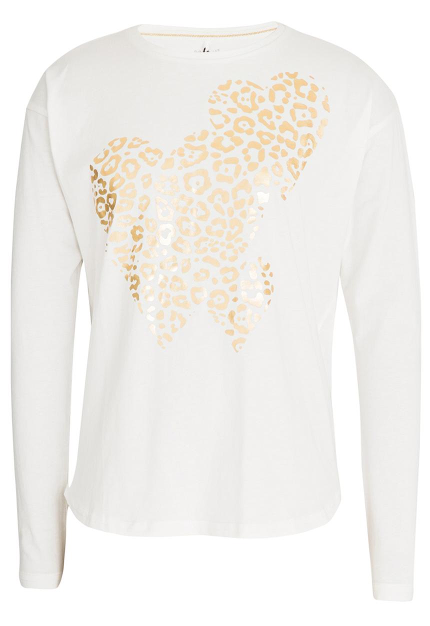 Name It - Printed Boxy Tee White