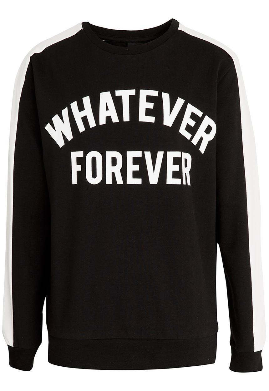 Name It - Printed Sweat Top Black