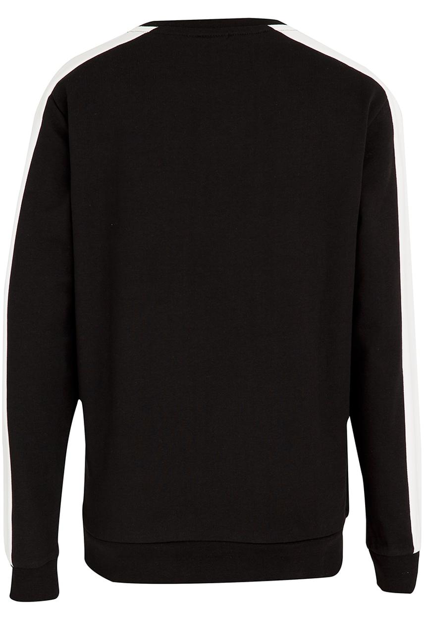 Name It - Printed Sweat Top Black