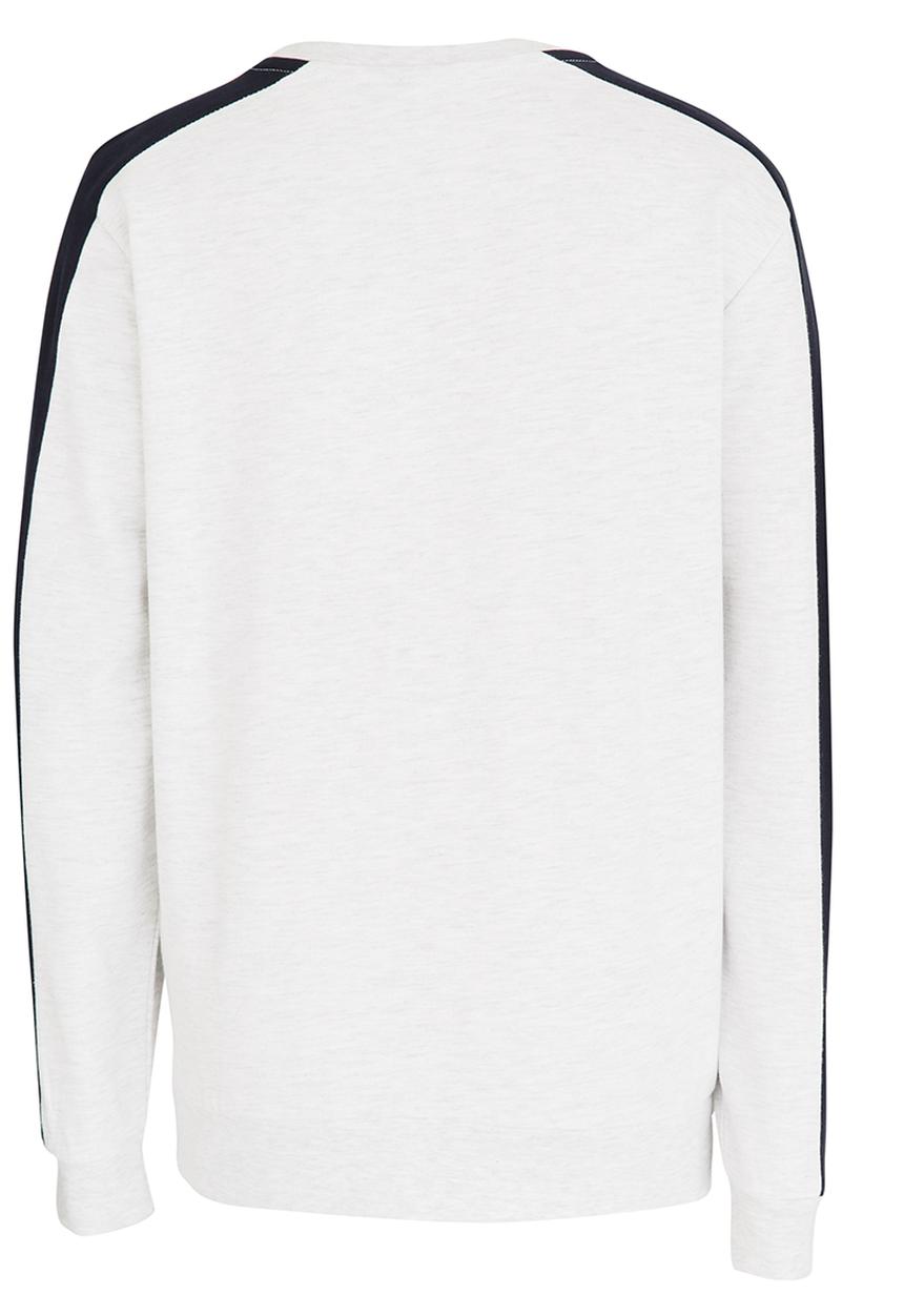 Name It - Printed Sweat Top Grey Melange