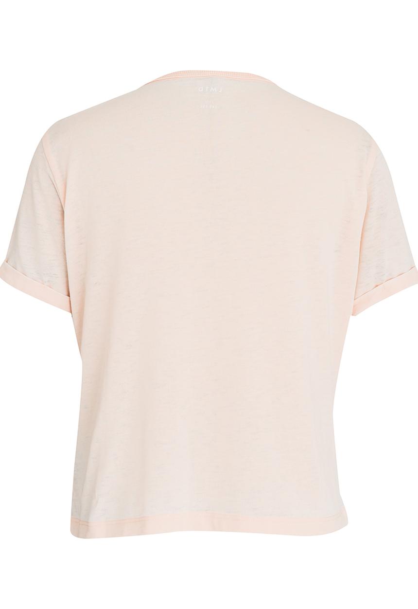Name It - Printed Boxy Tee Pale Pink