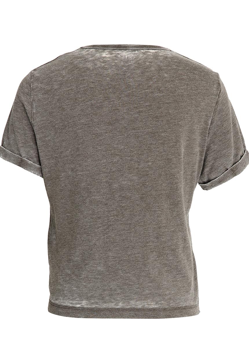 Name It - Printed Boxy Tee Grey