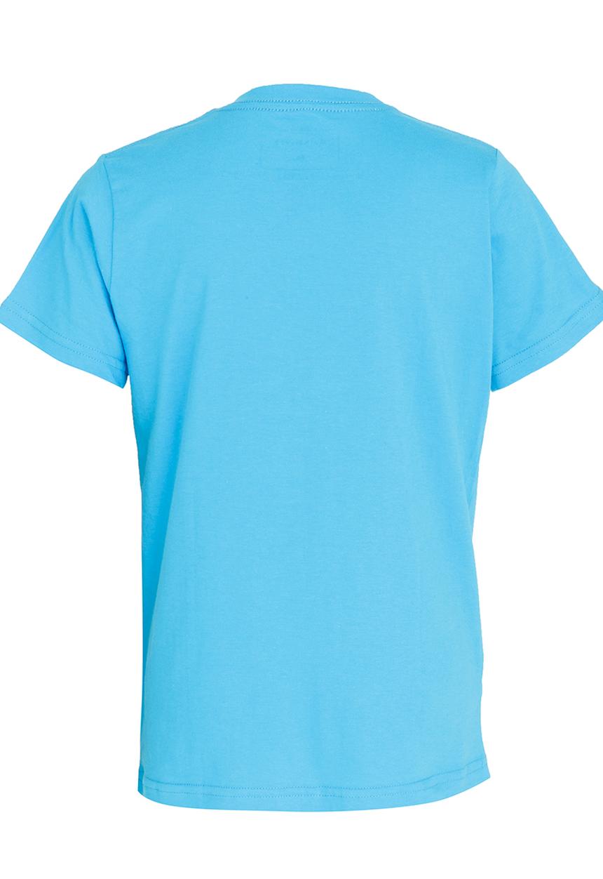 Quiksilver - Mountain Jungle  Boys Tee Mid Blue