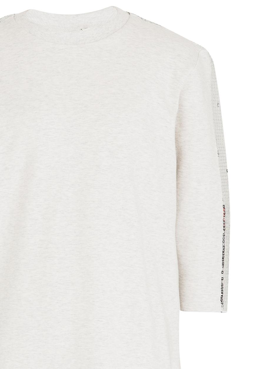Name It - Sweater Dress with Embellishment Grey Melange
