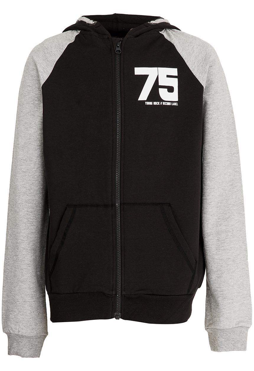 Name It - Contrast Hoodie Black
