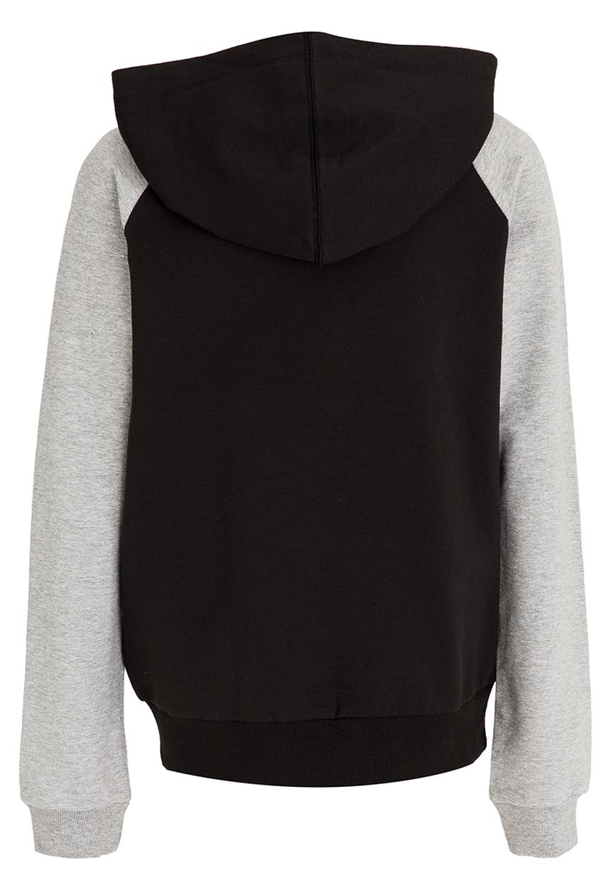 Name It - Contrast Hoodie Black