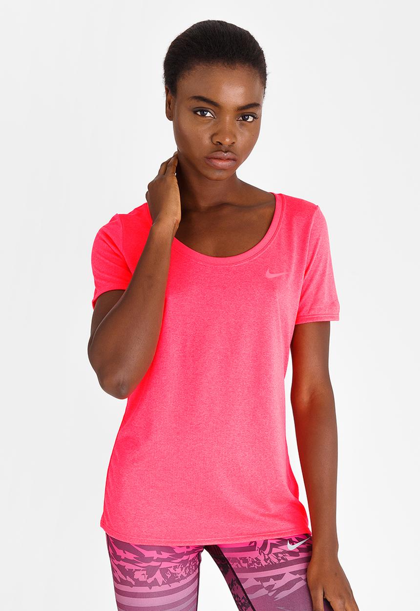 Nike - Nike Womens Dry Tee Mid Pink