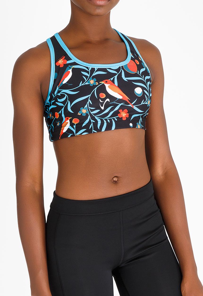 Vivolicious - Sugarbird Intensity Sportsbra Black and Blue