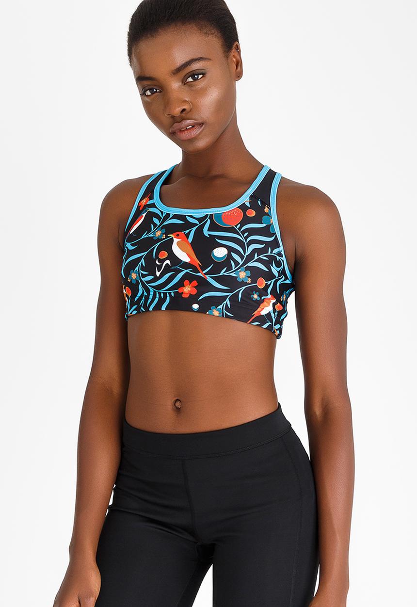 Vivolicious - Sugarbird Intensity Sportsbra Black and Blue