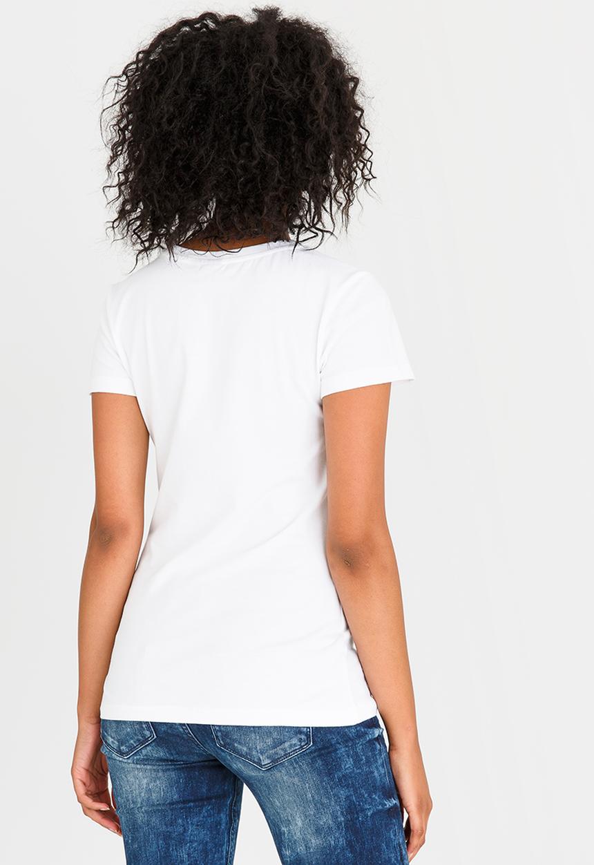 POLO - Allie Short Sleeve Pony Tee White