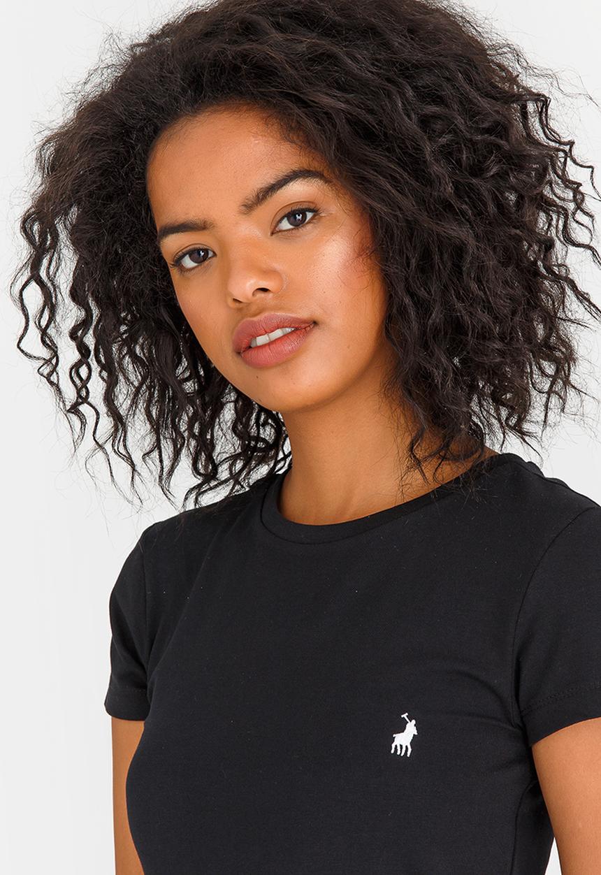 POLO - Allie Short Sleeve Pony Tee Black