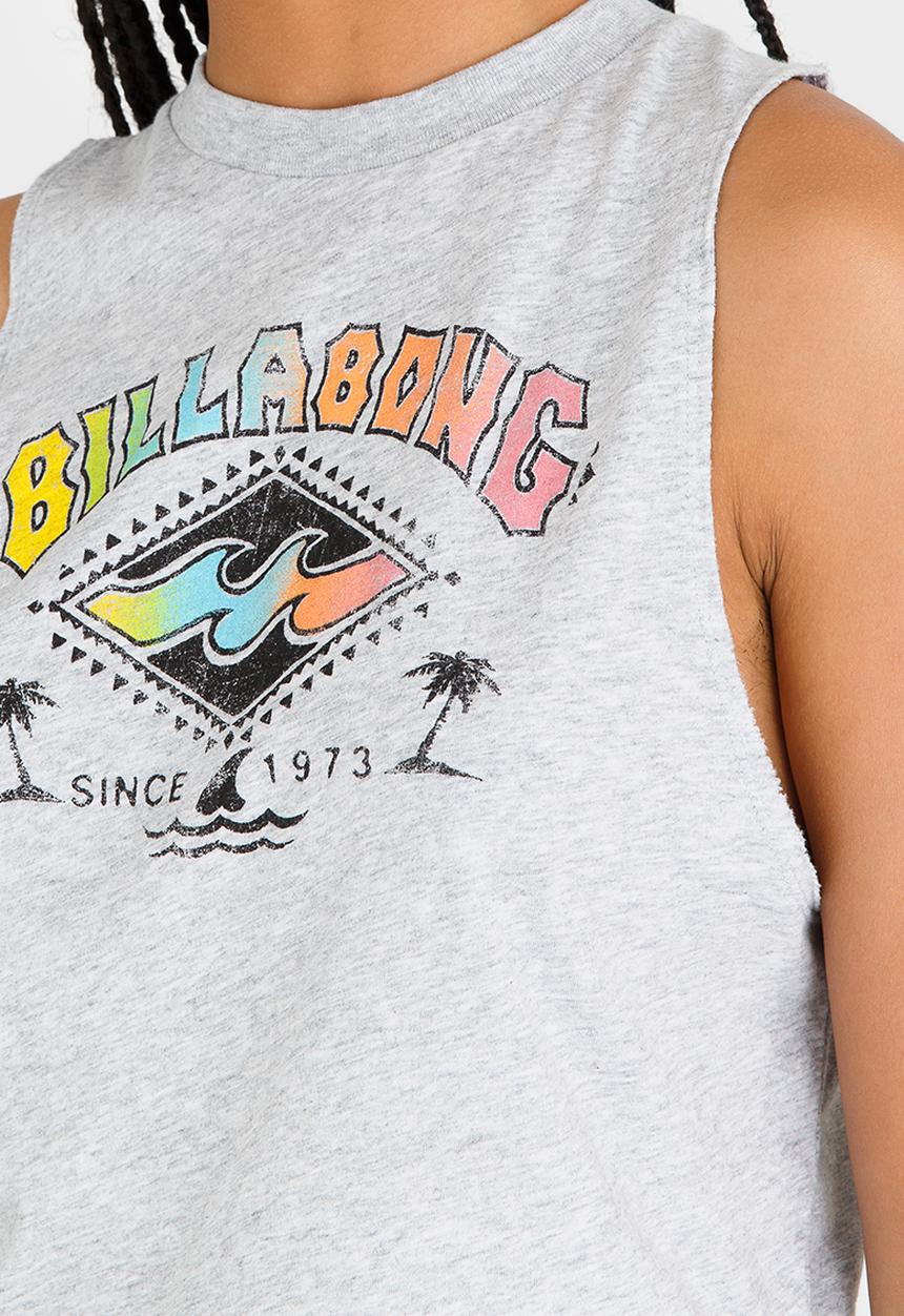 Billabong  - Fearless Crop Top Grey Melange