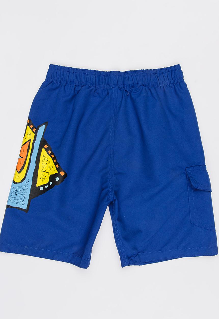Quiksilver - Mean Machine Toddlers 2 Boardie Blue