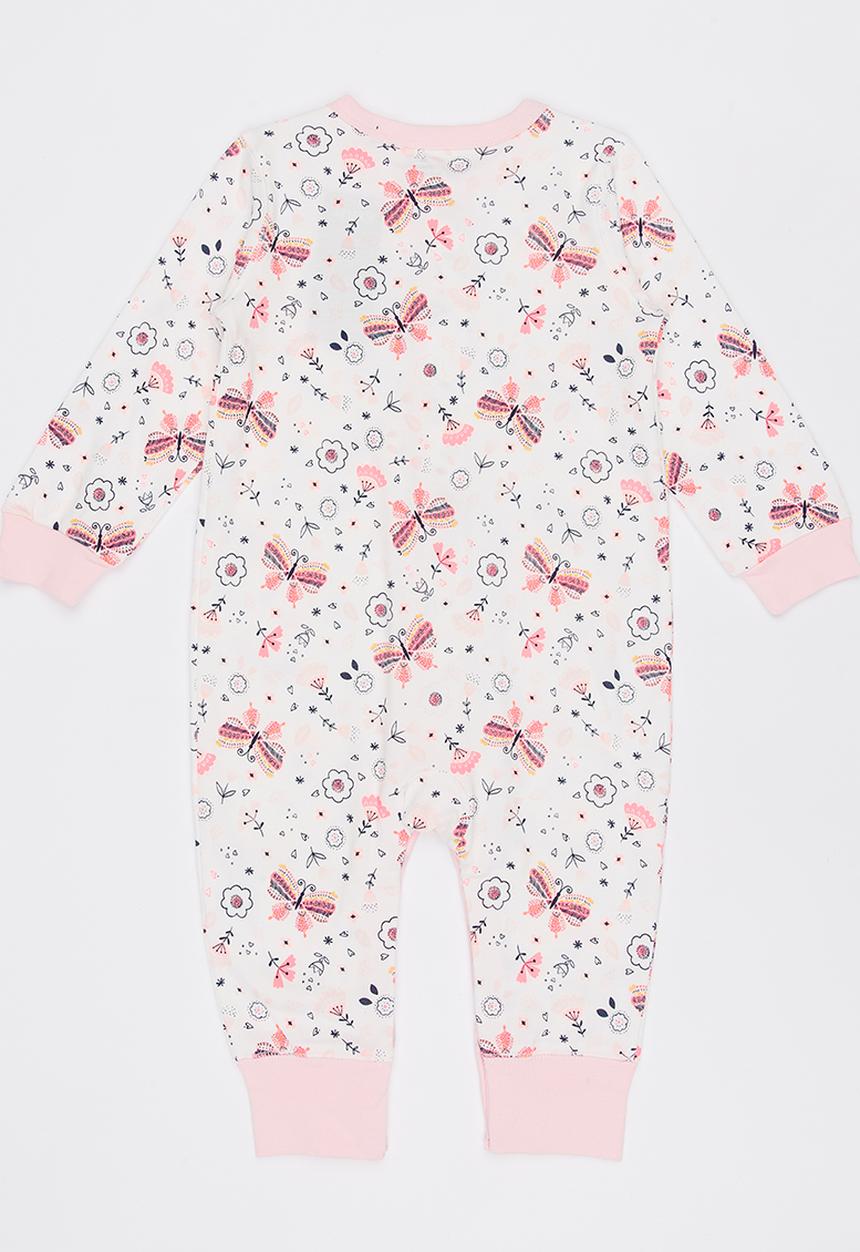 Pop Candy - Printed Sleepsuit Mid Pink