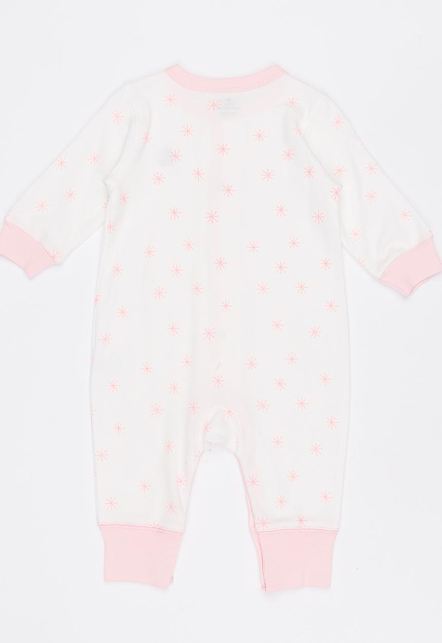Pop Candy - Printed Sleepsuit White