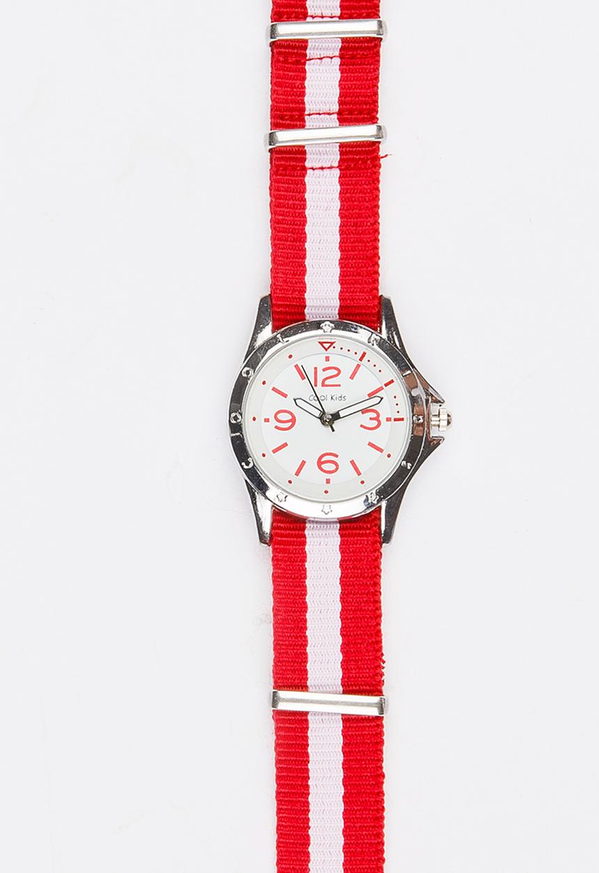 Cool Kids - Girls Track Watch Red
