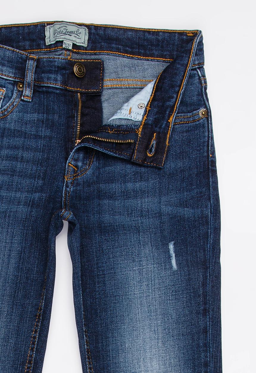 POLO - Straight Leg Denim Mid Blue