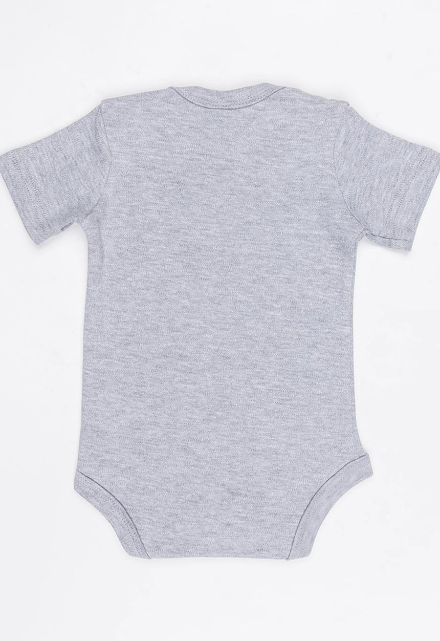 Funky Shop - Slogan Baby Grow Grey