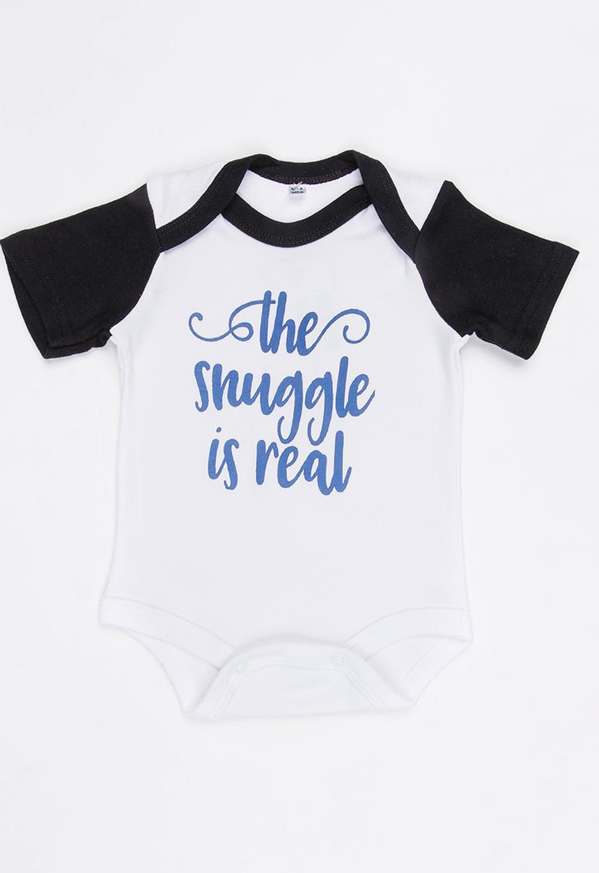 Funky Shop - Slogan Baby Grow Navy