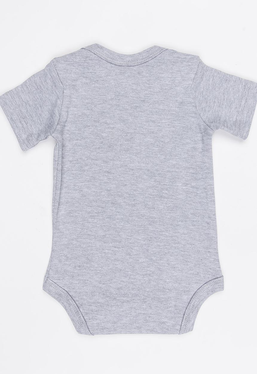 Funky Shop - Slogan Baby Grow Grey