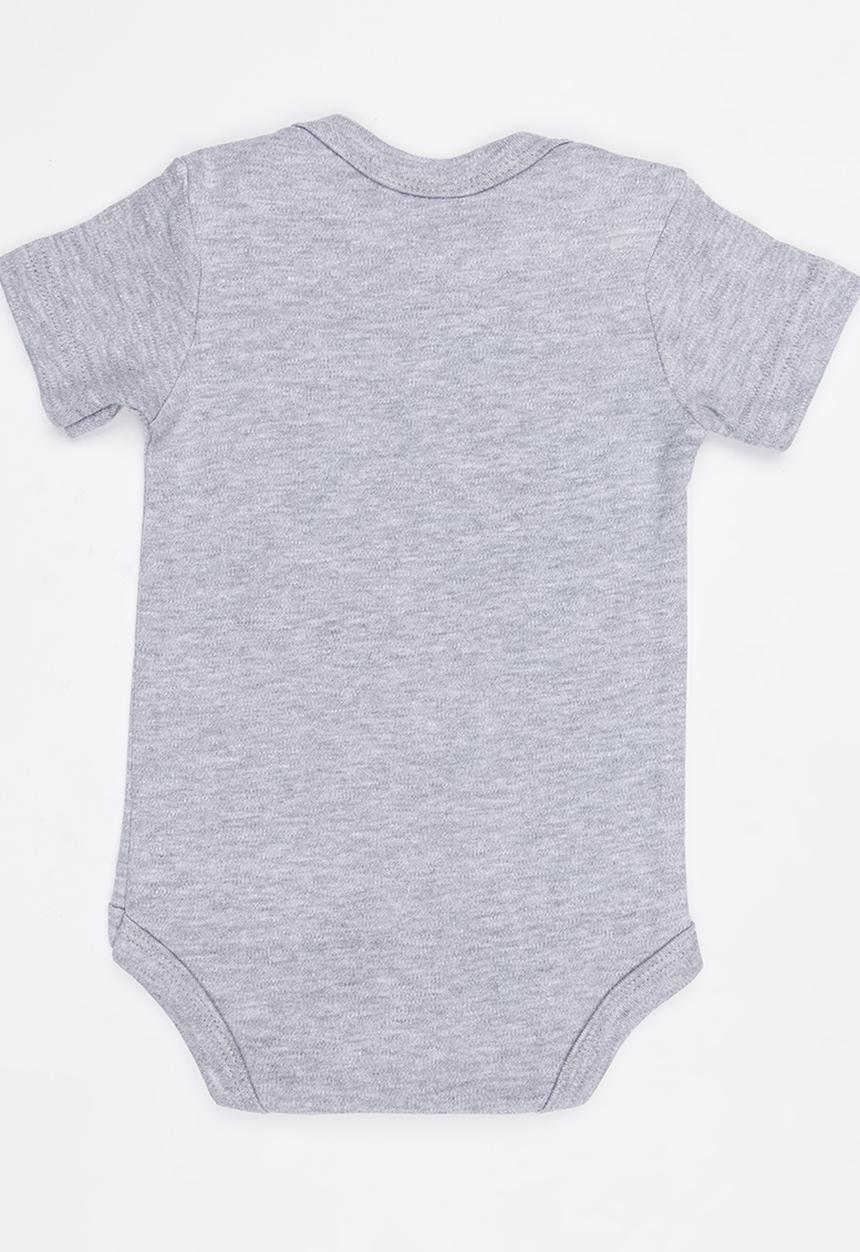 Funky Shop - Slogan Baby Grow Grey