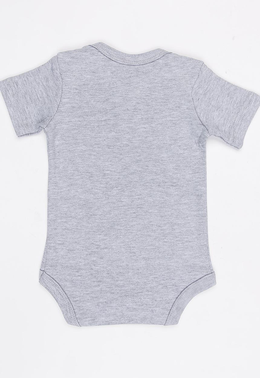 Funky Shop - Slogan Baby Grow Grey