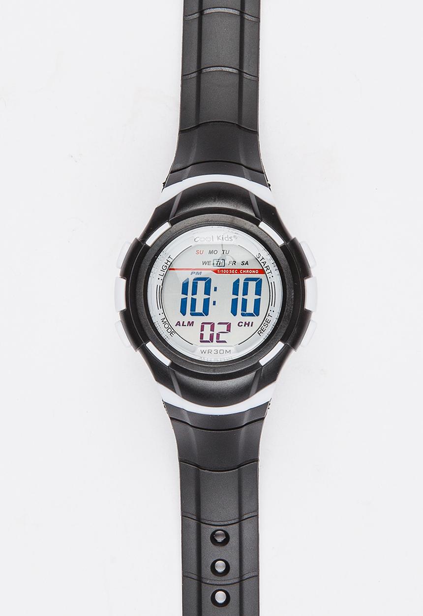 Cool Kids - Boys Digital Watch Black and White