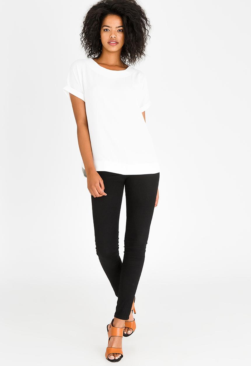 Kate Jordan - Rose Gold Zip Top Off White