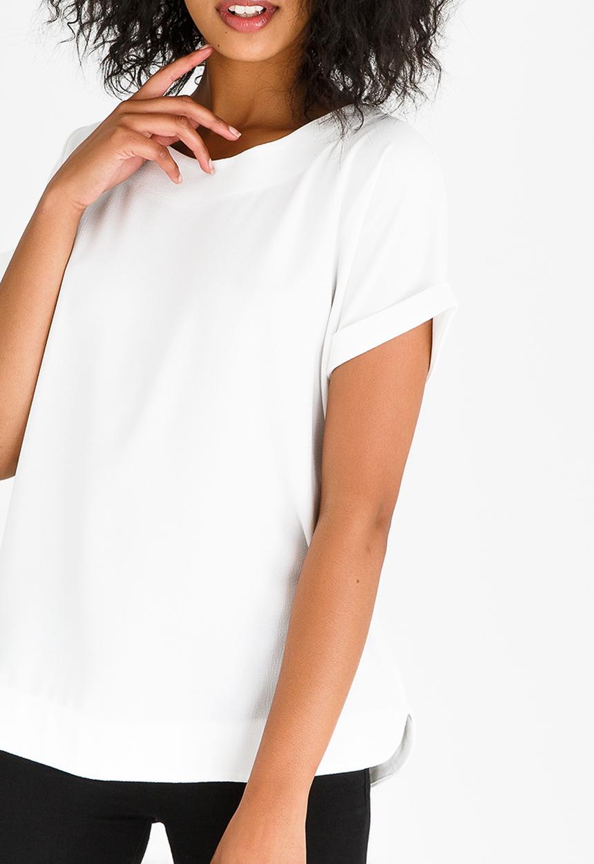 Kate Jordan - Rose Gold Zip Top Off White