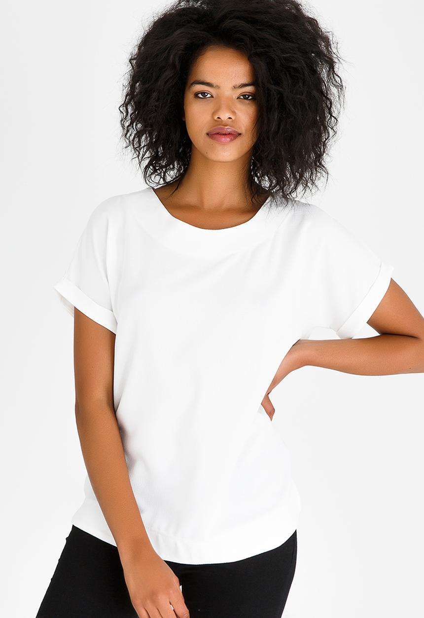 Kate Jordan - Rose Gold Zip Top Off White