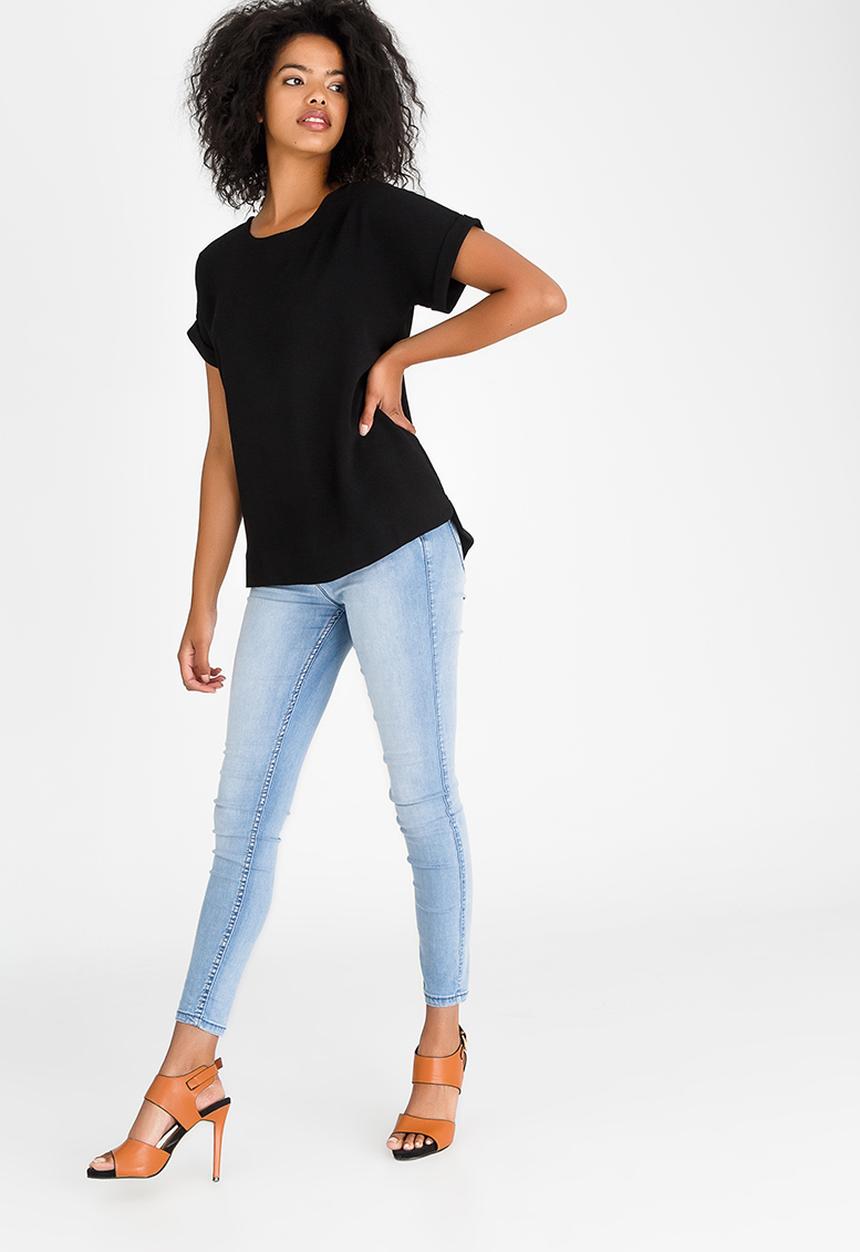 Kate Jordan - Rose Gold Zip Top Black