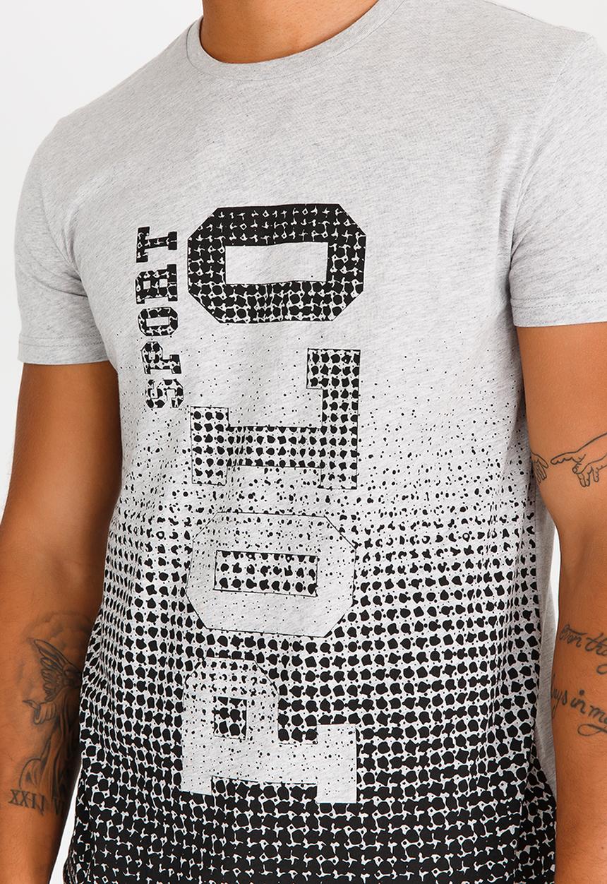 Polo Sport - Ombre Print Graphic T-Shirt Grey