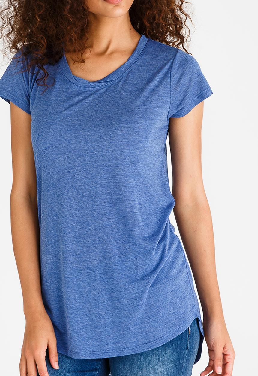 edit - Easy Wearing TShirt Mid Blue