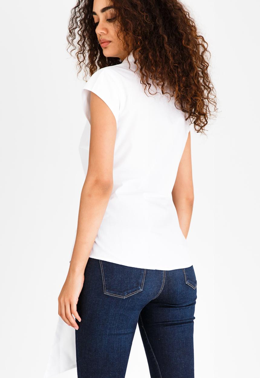 edit - Tie-Up Shirt White