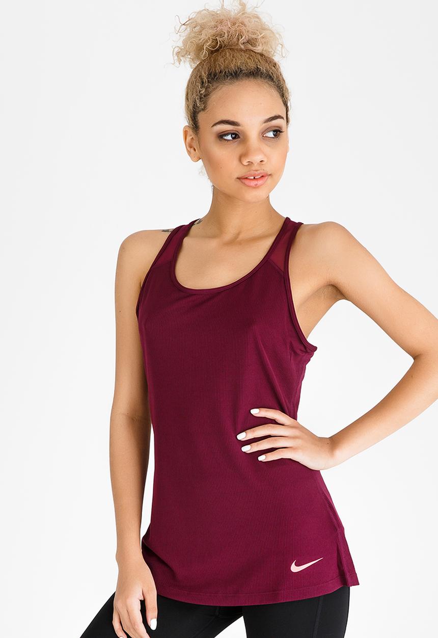 Nike - Nike Womens Stylized Tank Top Burgundy