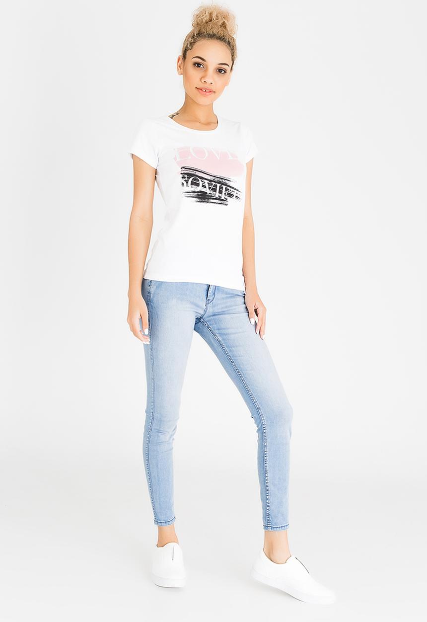SOVIET - Campbell Crew Neck Tee White