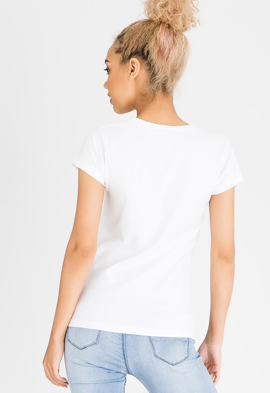 SOVIET - Campbell Crew Neck Tee White